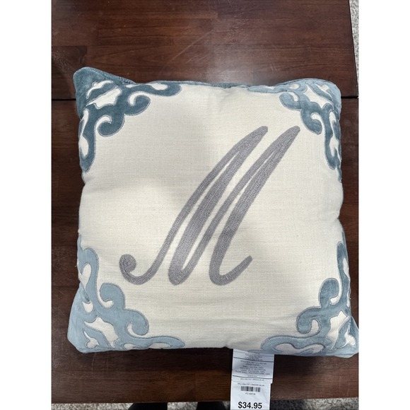 pier‎ one embroidered pillow M - Picture 1 of 7